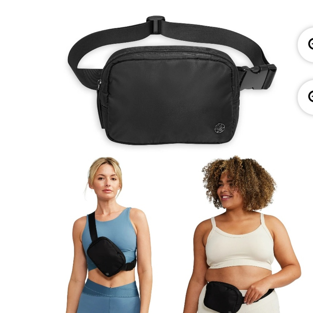 GAIAM black crossbody fanny pack or belt bag